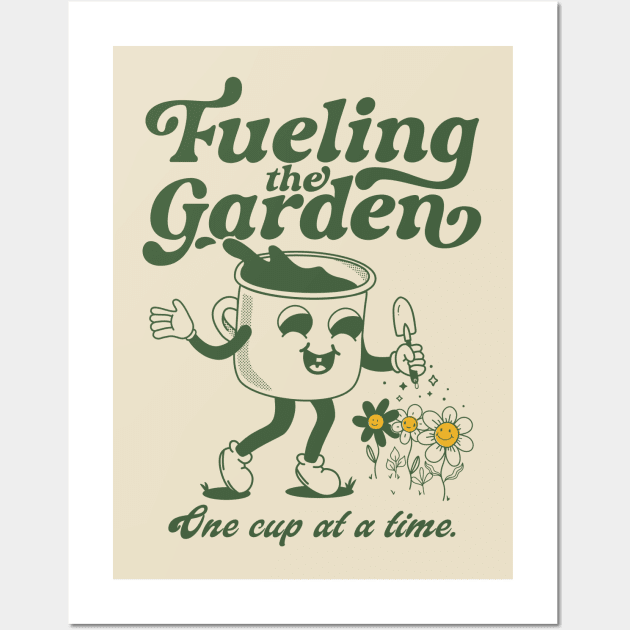 Funny Coffee and Gardening Wall Art by Fitastic